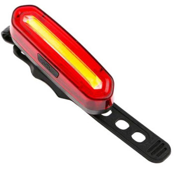 Велофонарь AQY-096-COB (red+white) с аккумулятором