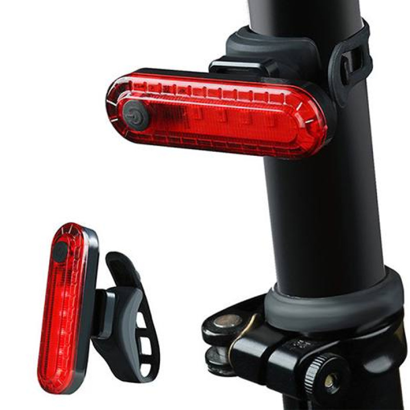 Велоліхтар STOP + маячoк (red) BSK-2275 HJ-056-5SMD з акумулятором