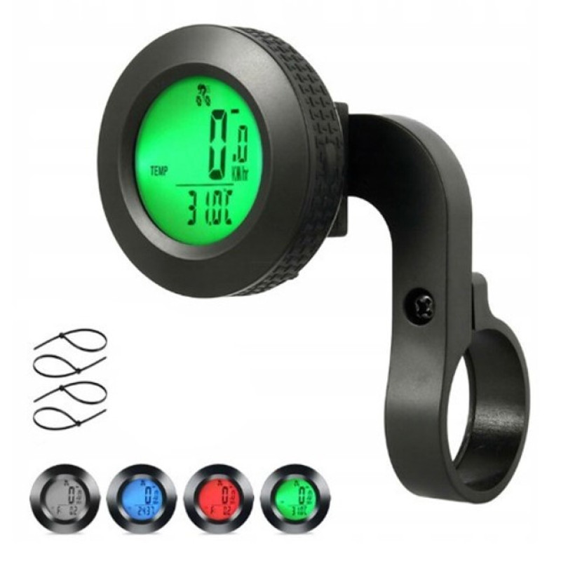 Велокомп'ютер з підсвічуванням дисплея 995/997 (22 функції)