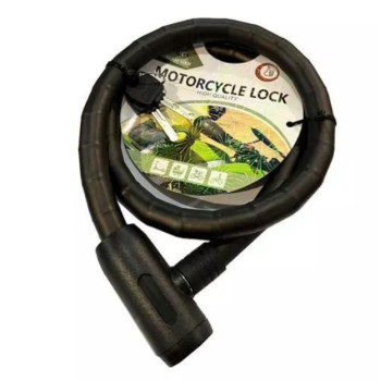 Велосипедный замок 7013 (18*100 трос) 2 ключа 
